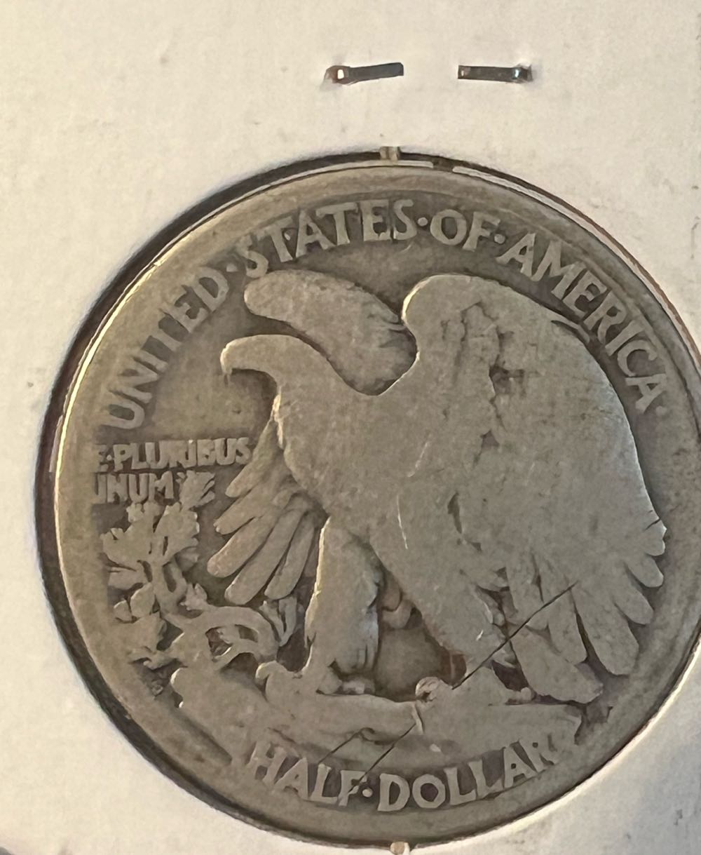 Walking Liberty Half Dollar 1917 S  coin collectible - Main Image 3