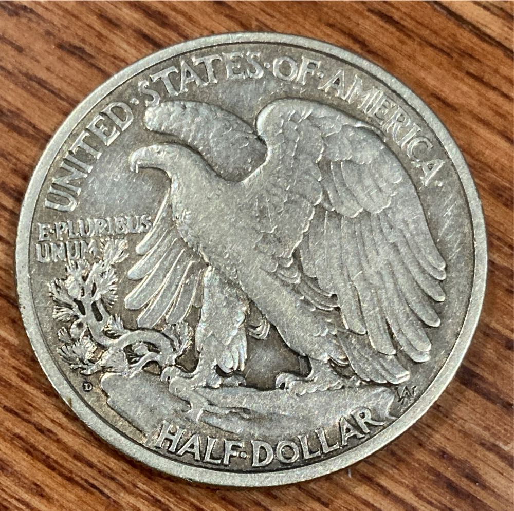 Walking Liberty Half Dollar  coin collectible - Main Image 2