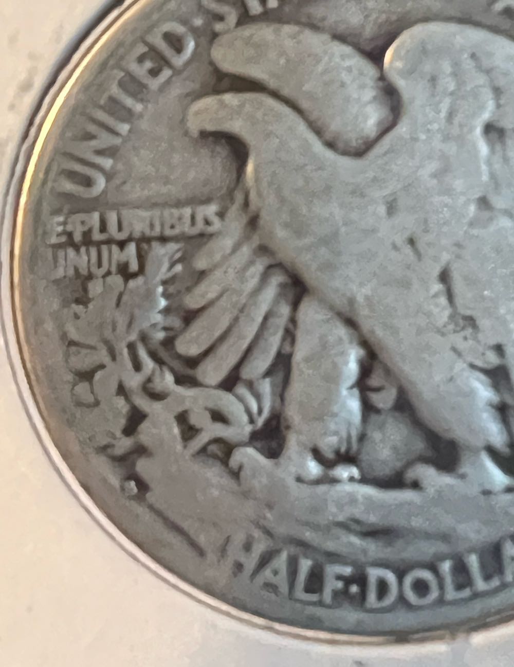 Walking Liberty Half Dollar 1928 S  coin collectible - Main Image 3