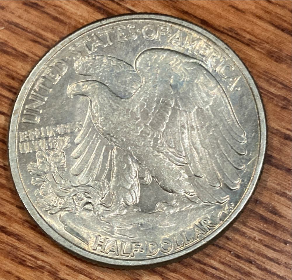 Walking Liberty Silver Half Dollar  coin collectible - Main Image 2