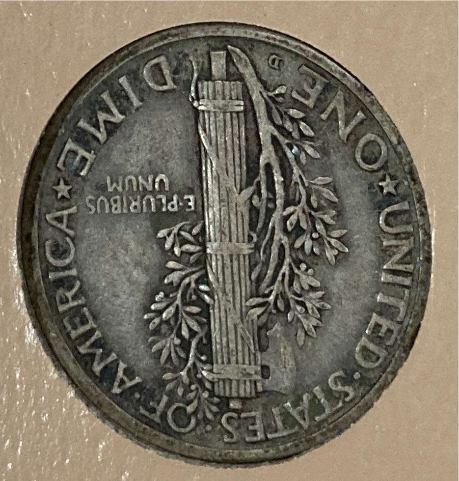 Mercury Dime  coin collectible - Main Image 2