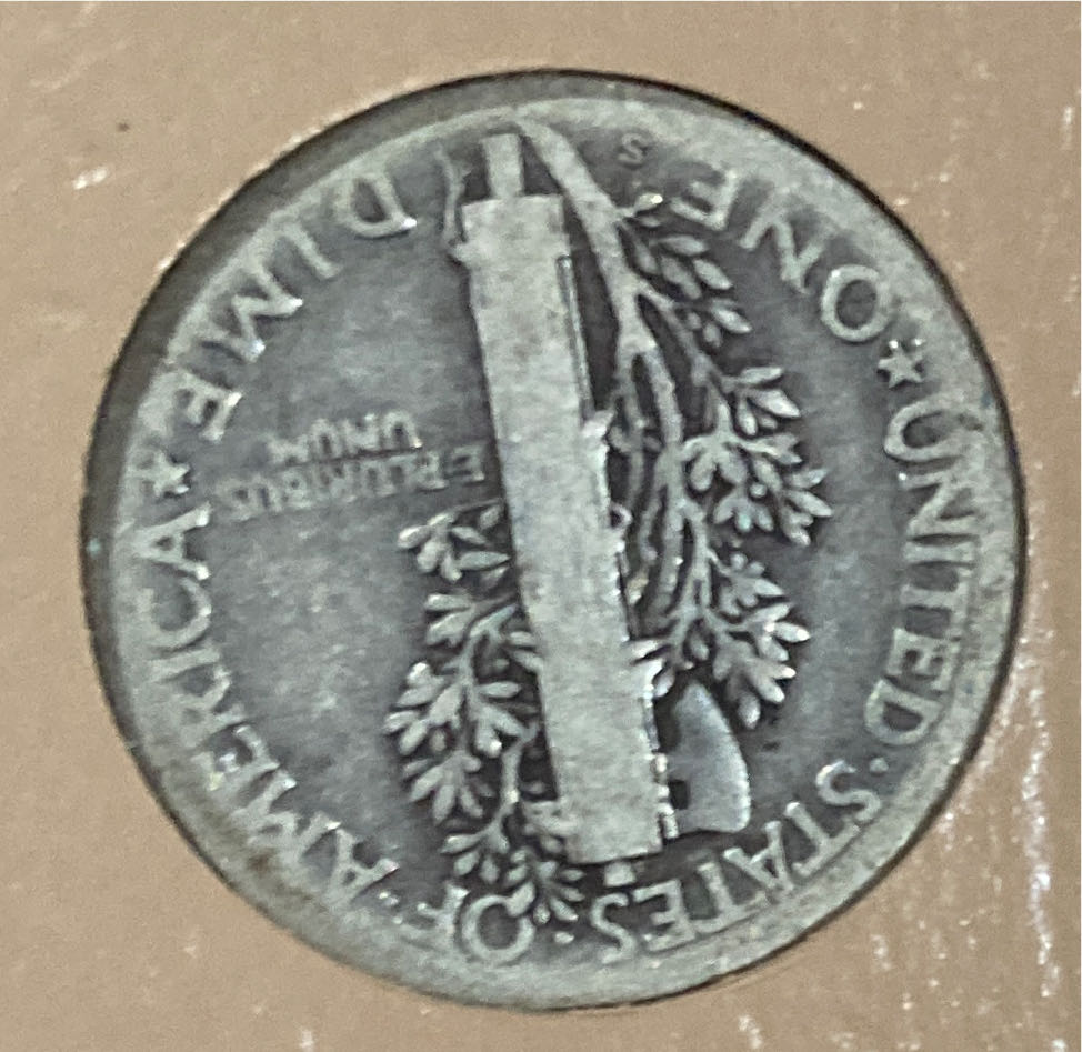 Mercury Dime  coin collectible - Main Image 2