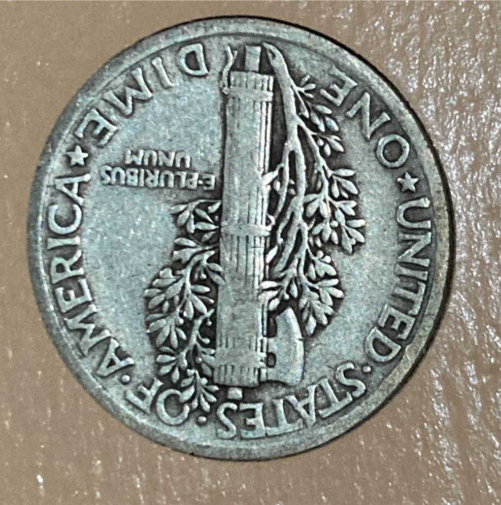 Mercury Dime  coin collectible - Main Image 2