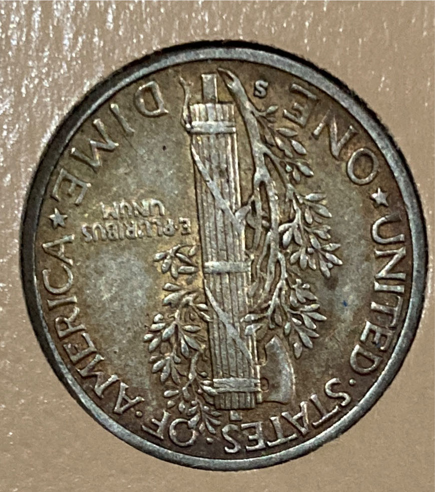 Mercury Dime  coin collectible - Main Image 2