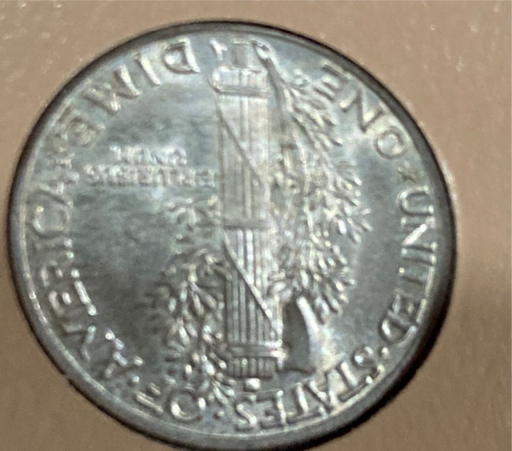 Mercury Dime  coin collectible - Main Image 2