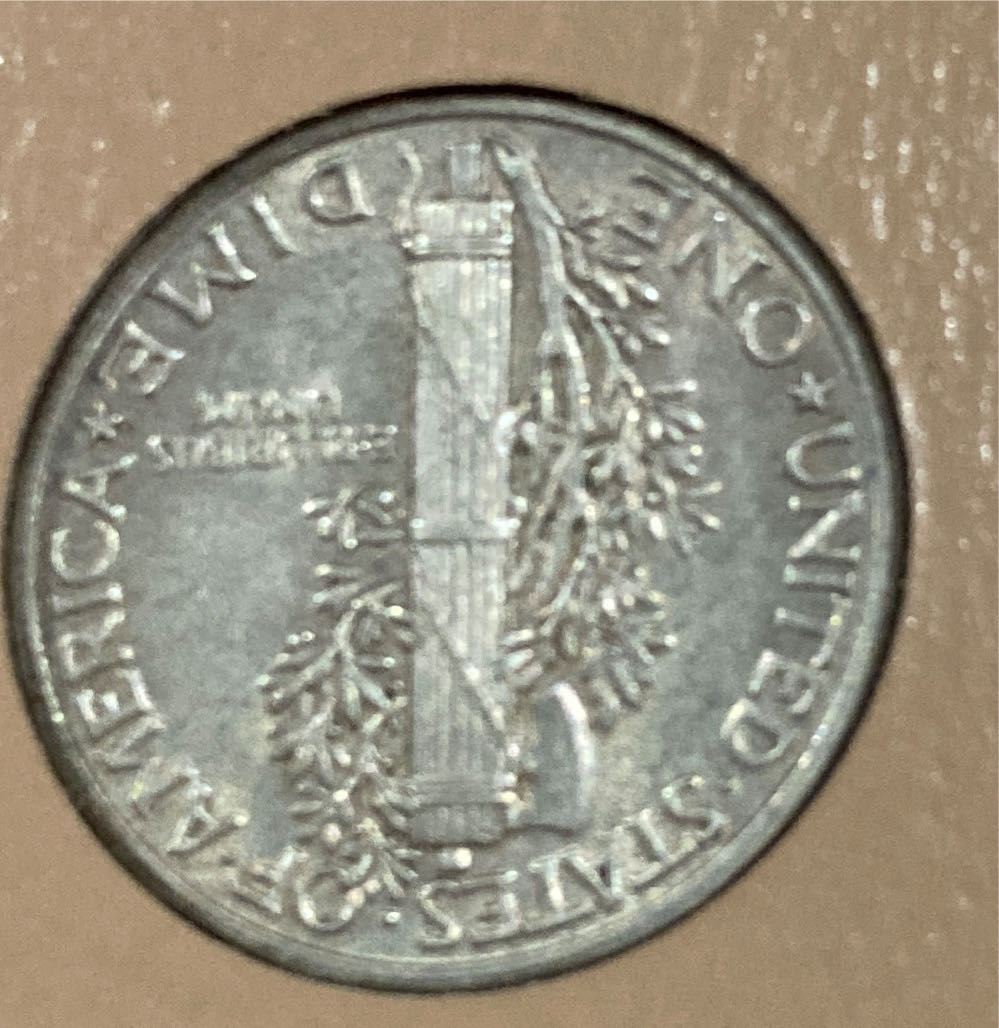 Mercury Dime  coin collectible - Main Image 2