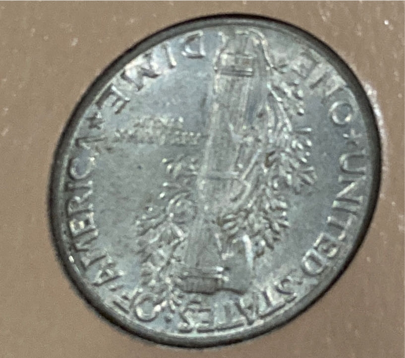 Mercury Dime  coin collectible - Main Image 2