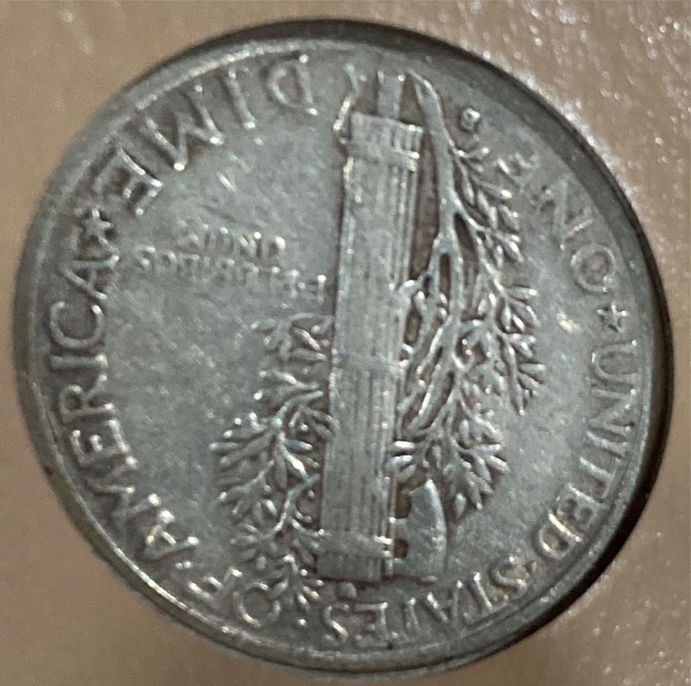 Dime 1945 S Mercury  coin collectible - Main Image 2