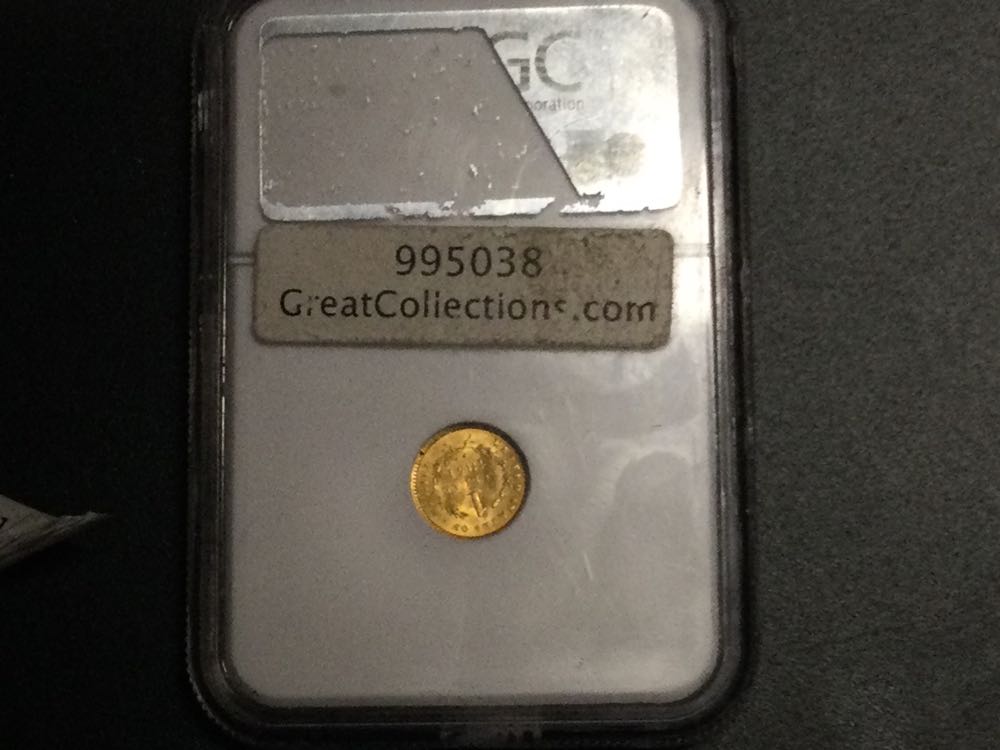 1851 Gold $1  coin collectible [Barcode 017513631869862002] - Main Image 2