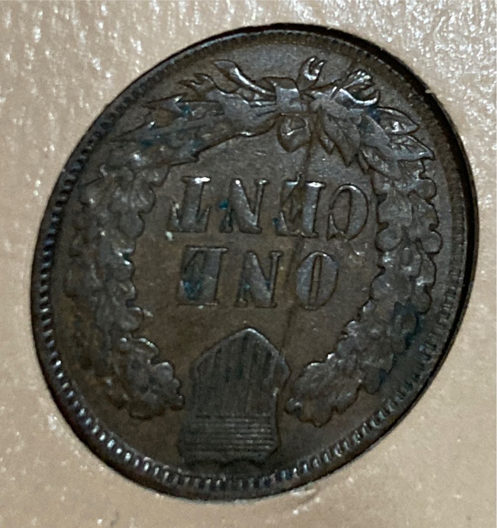 Indian Head Cent 1871  coin collectible - Main Image 2