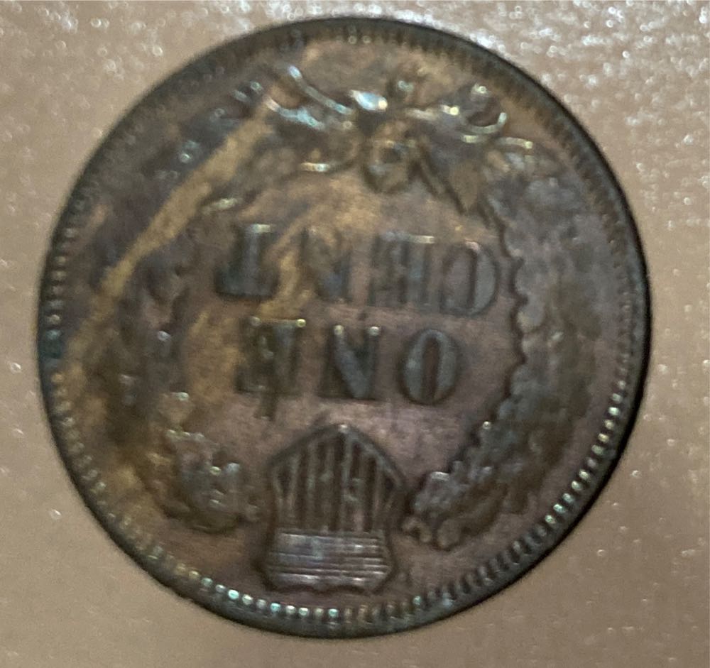 Indian Head Cent 1872  coin collectible - Main Image 2