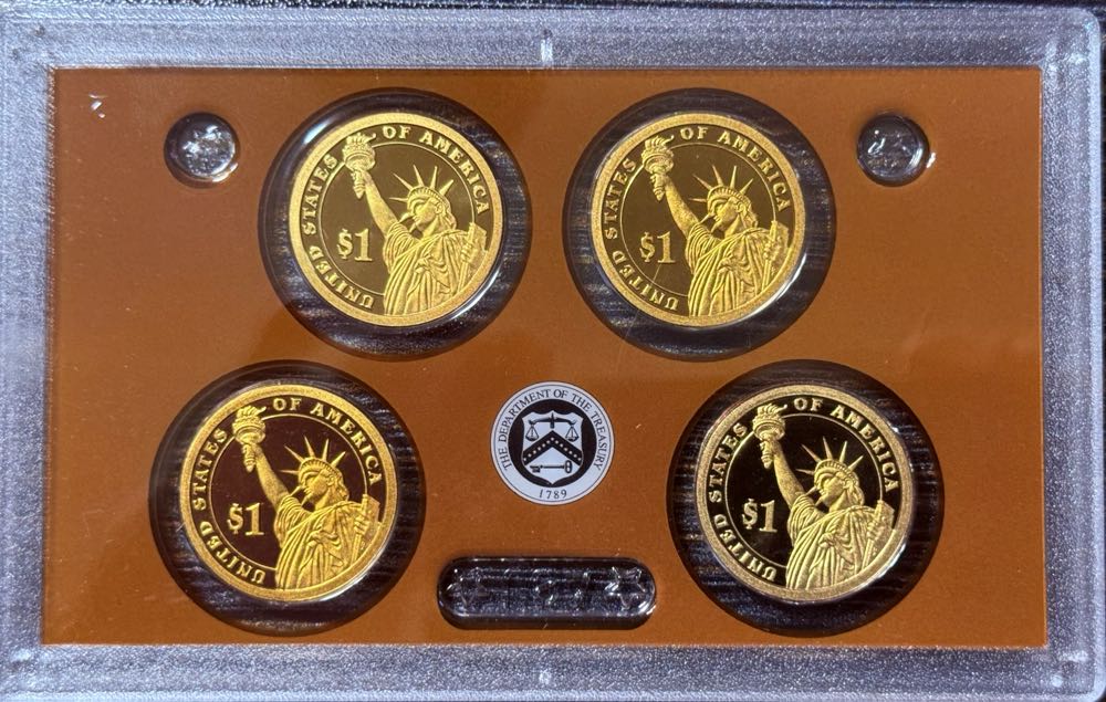 Presidential 2012-S US Mint Dollar Proof Set  coin collectible - Main Image 3