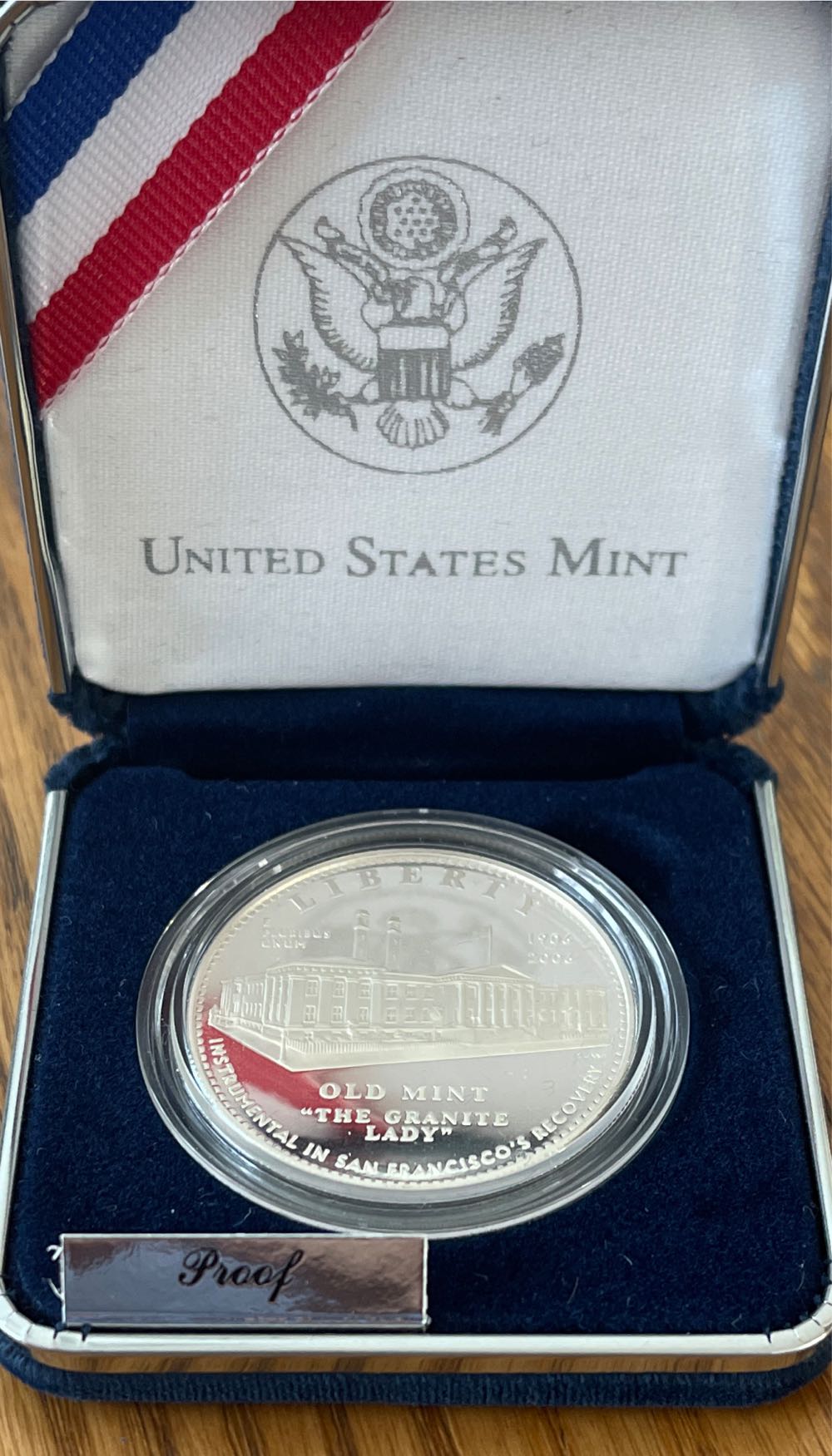 2006 S US Mint Commemorative Silver Dollar Proof San Francisco Old Mint Centennial  coin collectible [Barcode 704785053199] - Main Image 2