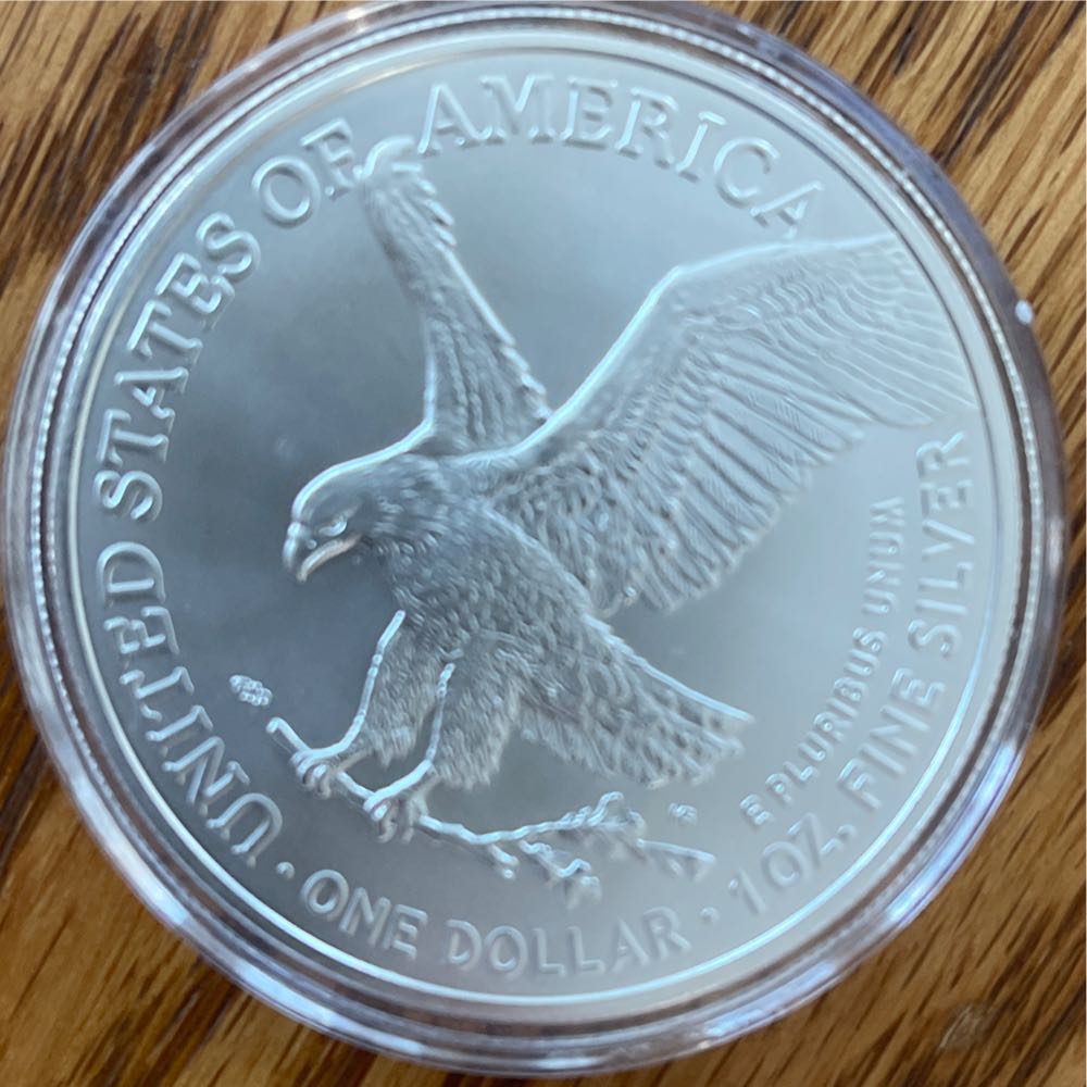 2021 US Mint American Eagle One Ounce Silver Uncirculated Type II  coin collectible - Main Image 2