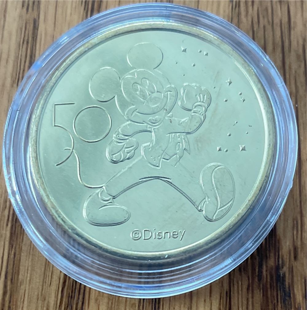 Disney Magic Kingdom - Happiest Place On Earth - Silver Medallion
