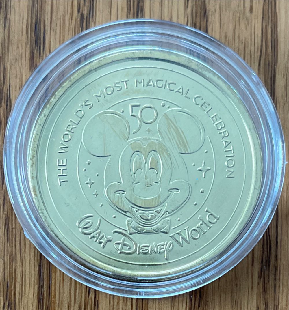 Disney 50th Anniversary Medallion - Mickey  coin collectible - Main Image 2