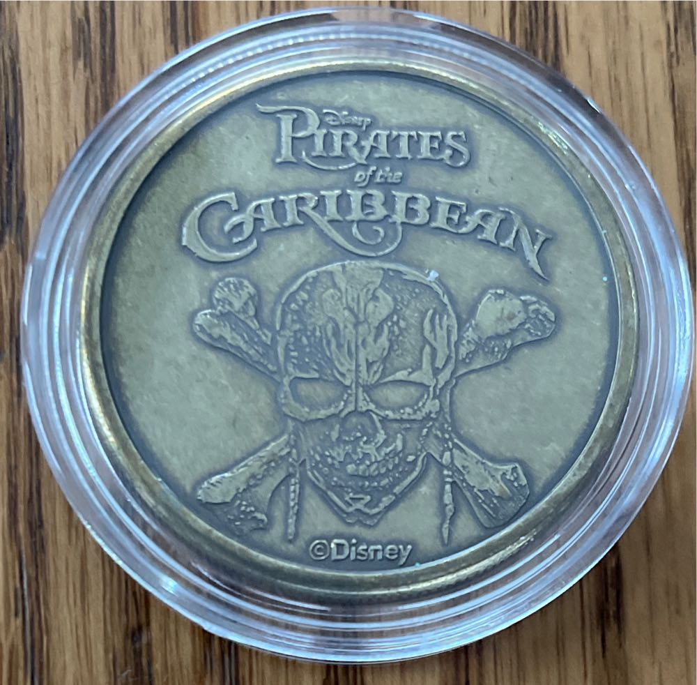 Disney Pirates Of The Carribean Medallion  coin collectible - Main Image 2