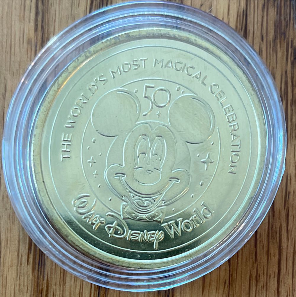 Disney 50th Anniversary Medallion - Genie  coin collectible - Main Image 2