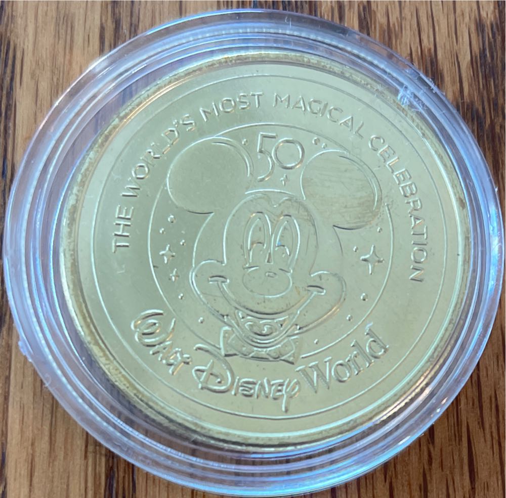 Disney 50th Anniversary Medallion - Cogsworth  coin collectible - Main Image 2