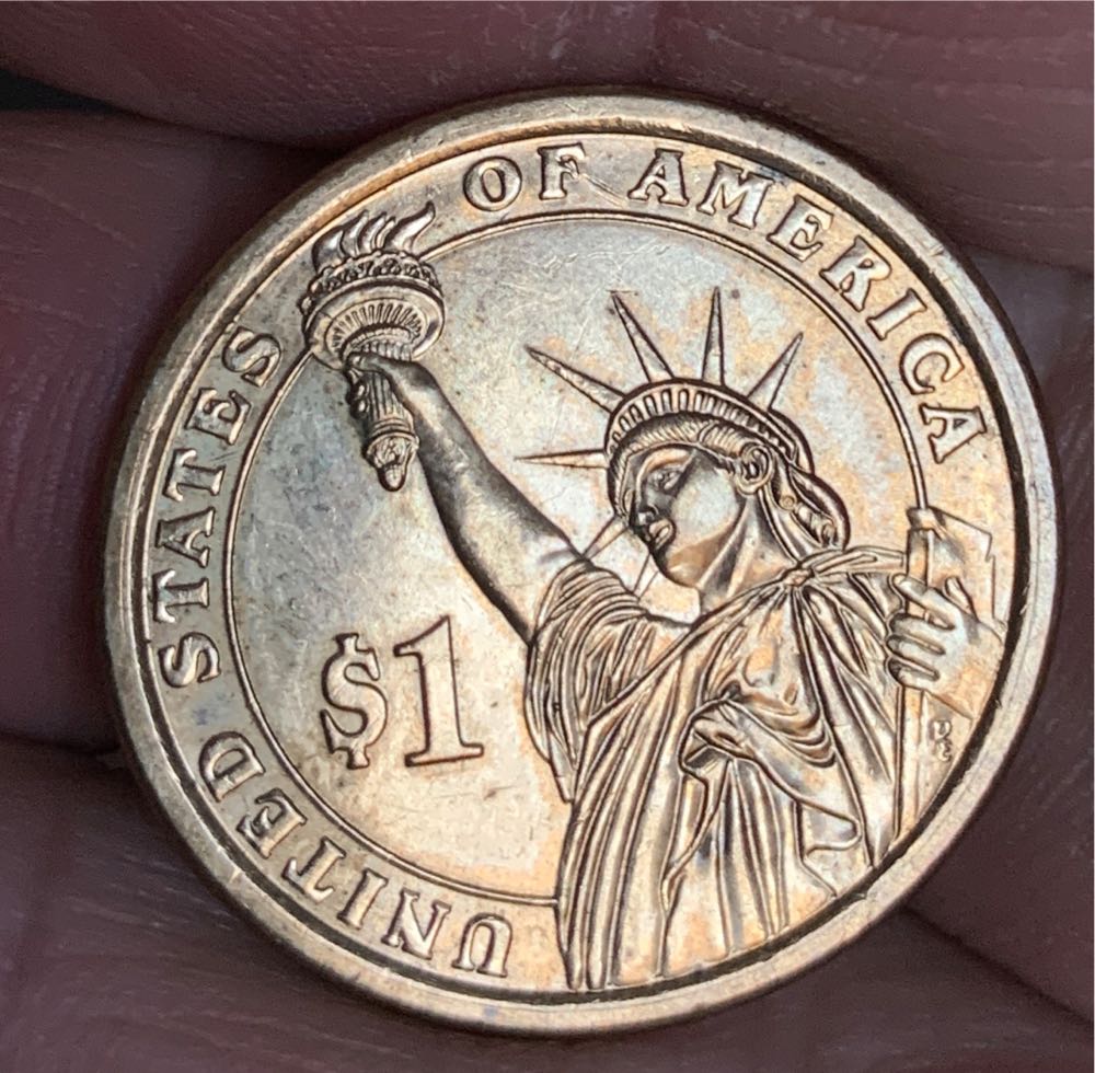 Dollar Presidential Golden 19th  coin collectible - Main Image 2