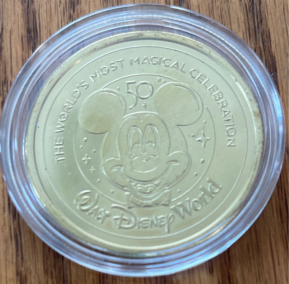 Disney 50th Anniversary Medallion - Pooh  coin collectible - Main Image 2