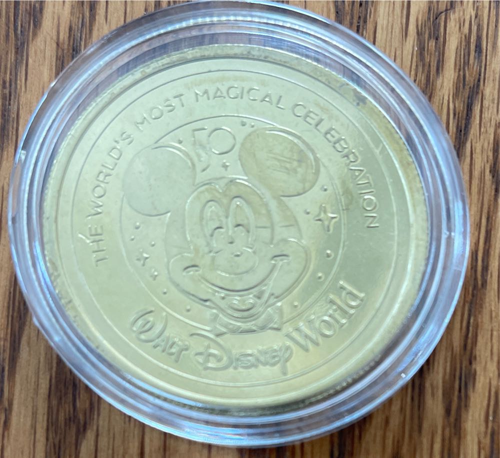 Disney 50th Anniversary Medallion - Olaf  coin collectible - Main Image 2