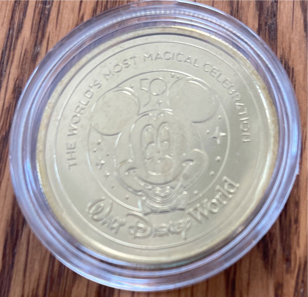Disney 50th Anniversary Medallion - Cheshire Cat  coin collectible - Main Image 2