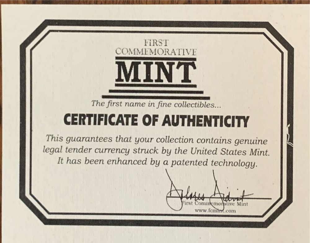 2007 John Adams Presidential Dollar  coin collectible - Main Image 2