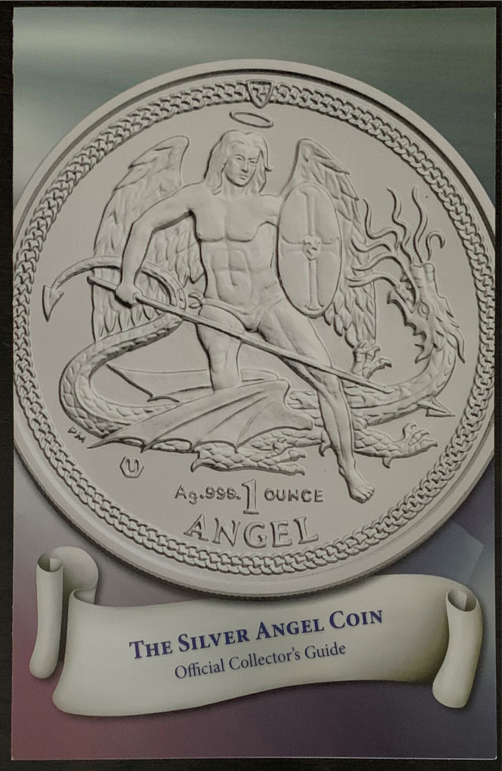 2014 1-OZ Silver Angel BU  coin collectible - Main Image 4