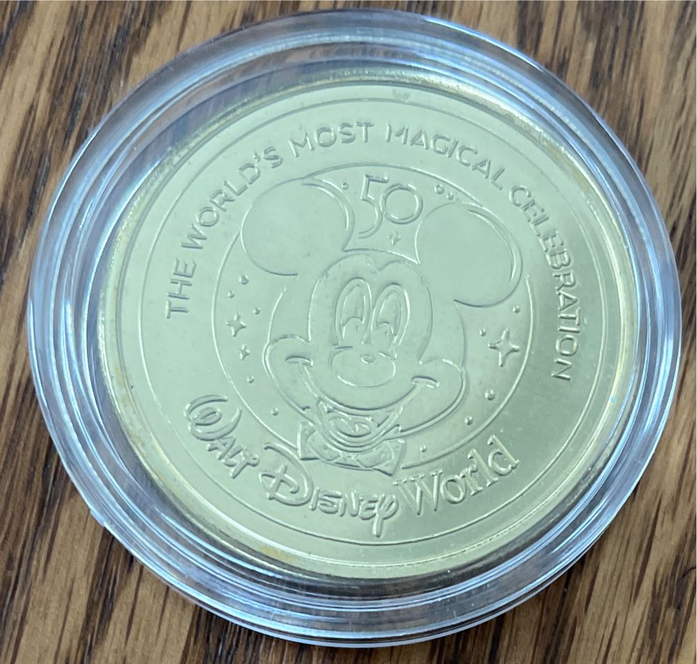 Disney 50th Anniversary Medallion - Orange Bird  coin collectible - Main Image 2