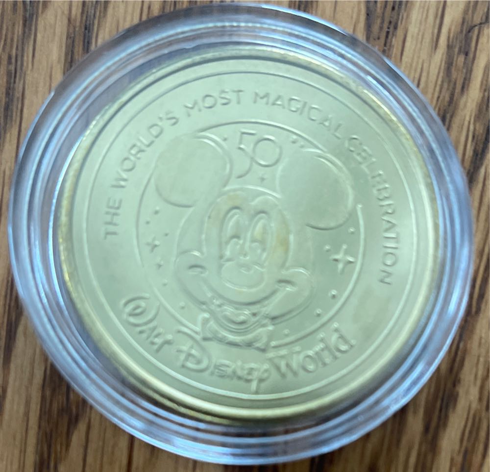 Disney 50th Anniversary Medallion - Mad Hatter  coin collectible - Main Image 2