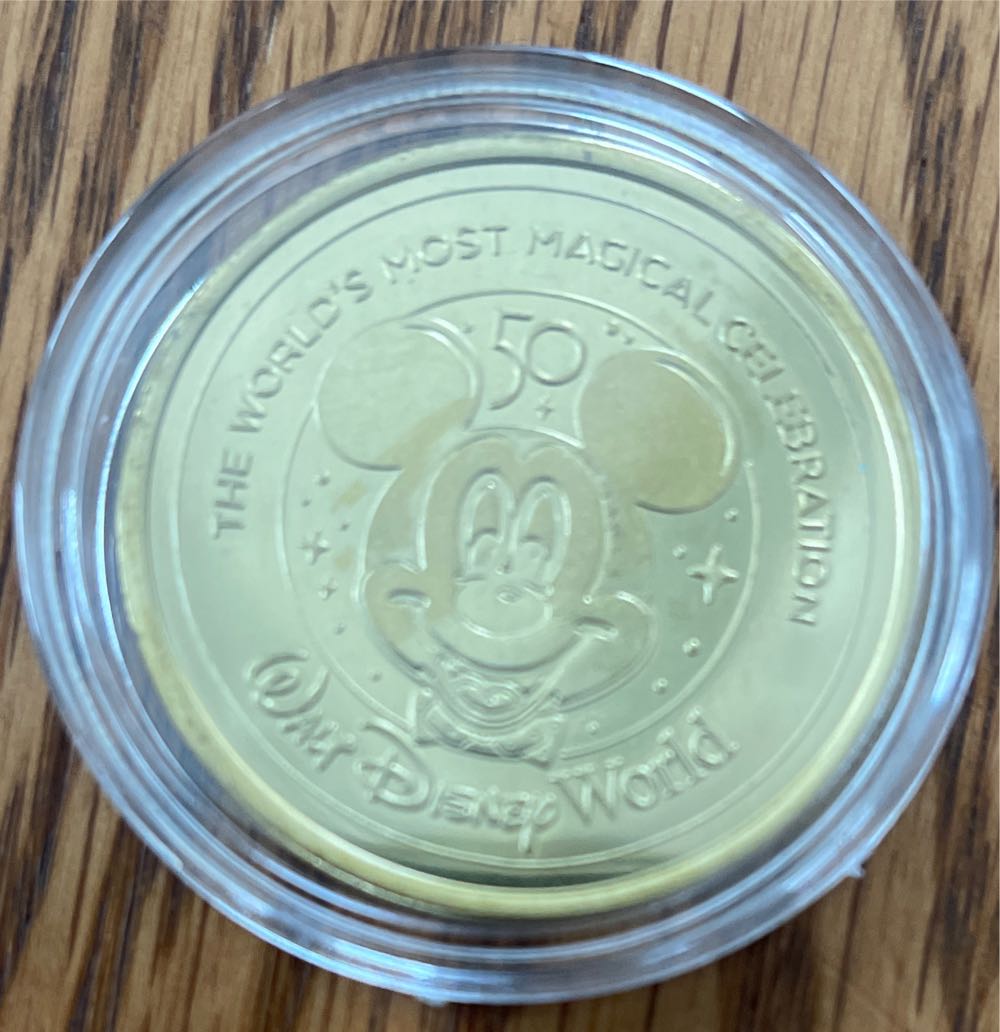 Disney 50th Anniversary Medallion - Fort Wilderness Resort  coin collectible - Main Image 2