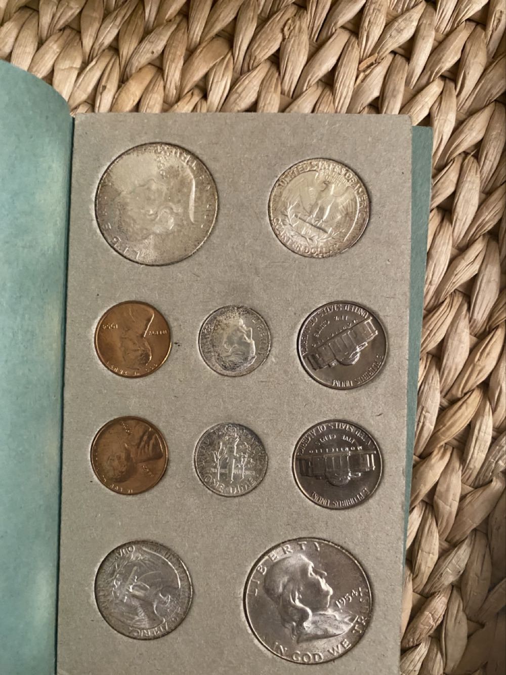 1954 Treasury Dept Mint Set  coin collectible - Main Image 4