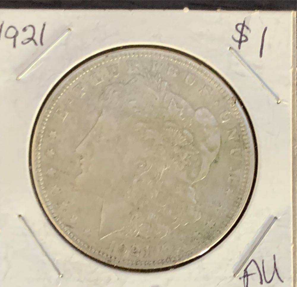 1921 Morgan Silver Dollar  coin collectible - Main Image 2
