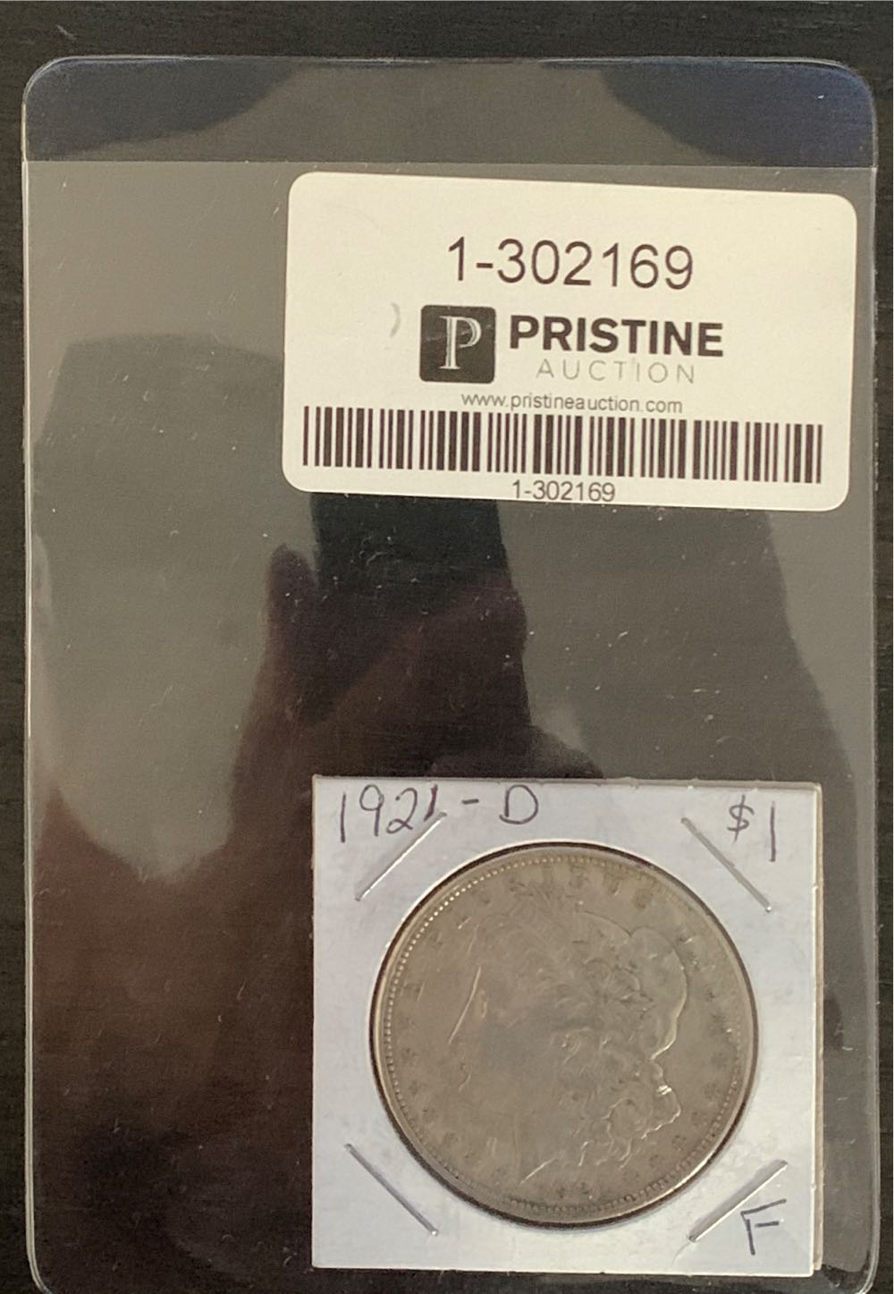 1921 D Morgan Silver Dollar  coin collectible - Main Image 3