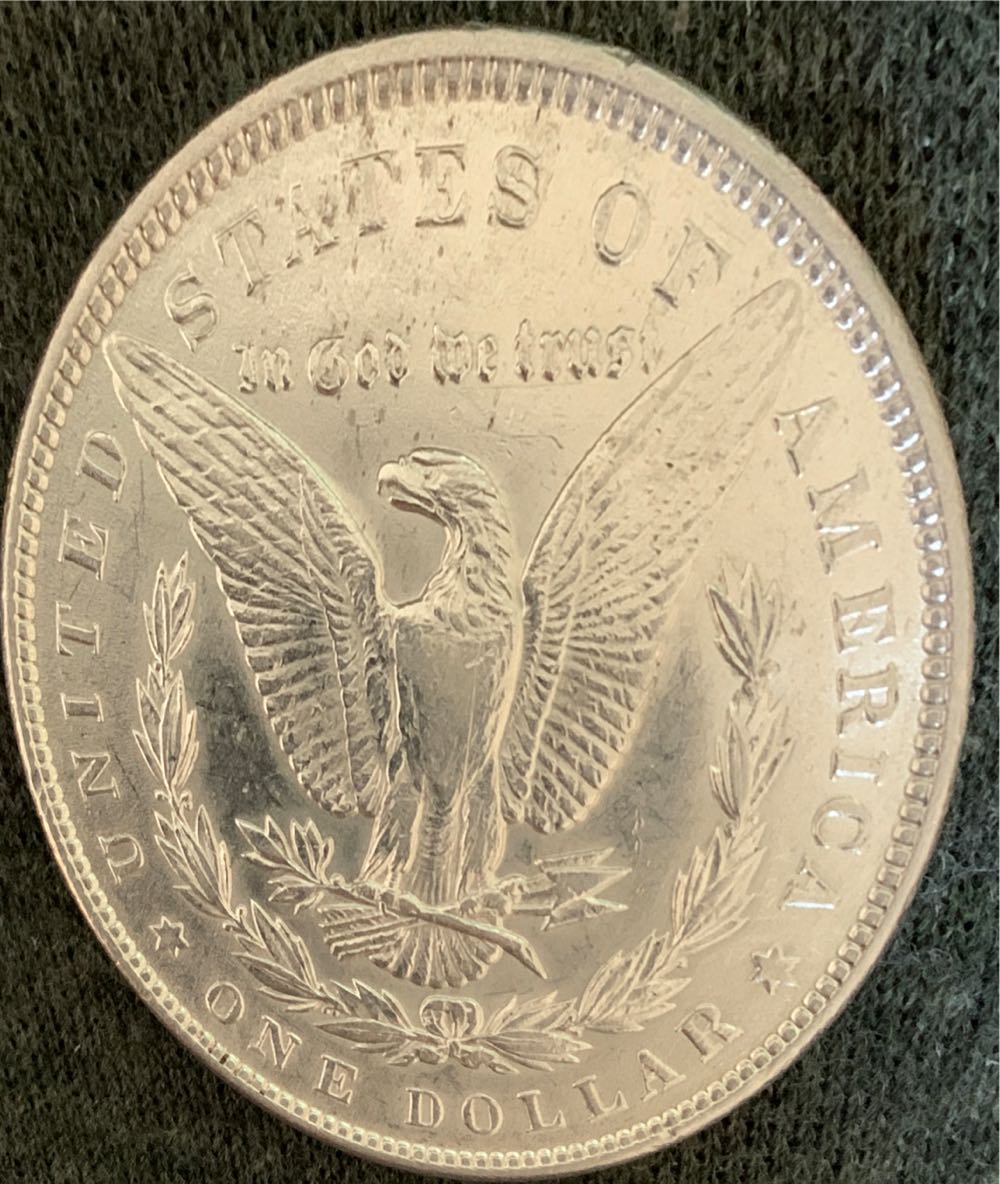 1885 Morgan Silver Dollar  coin collectible - Main Image 2