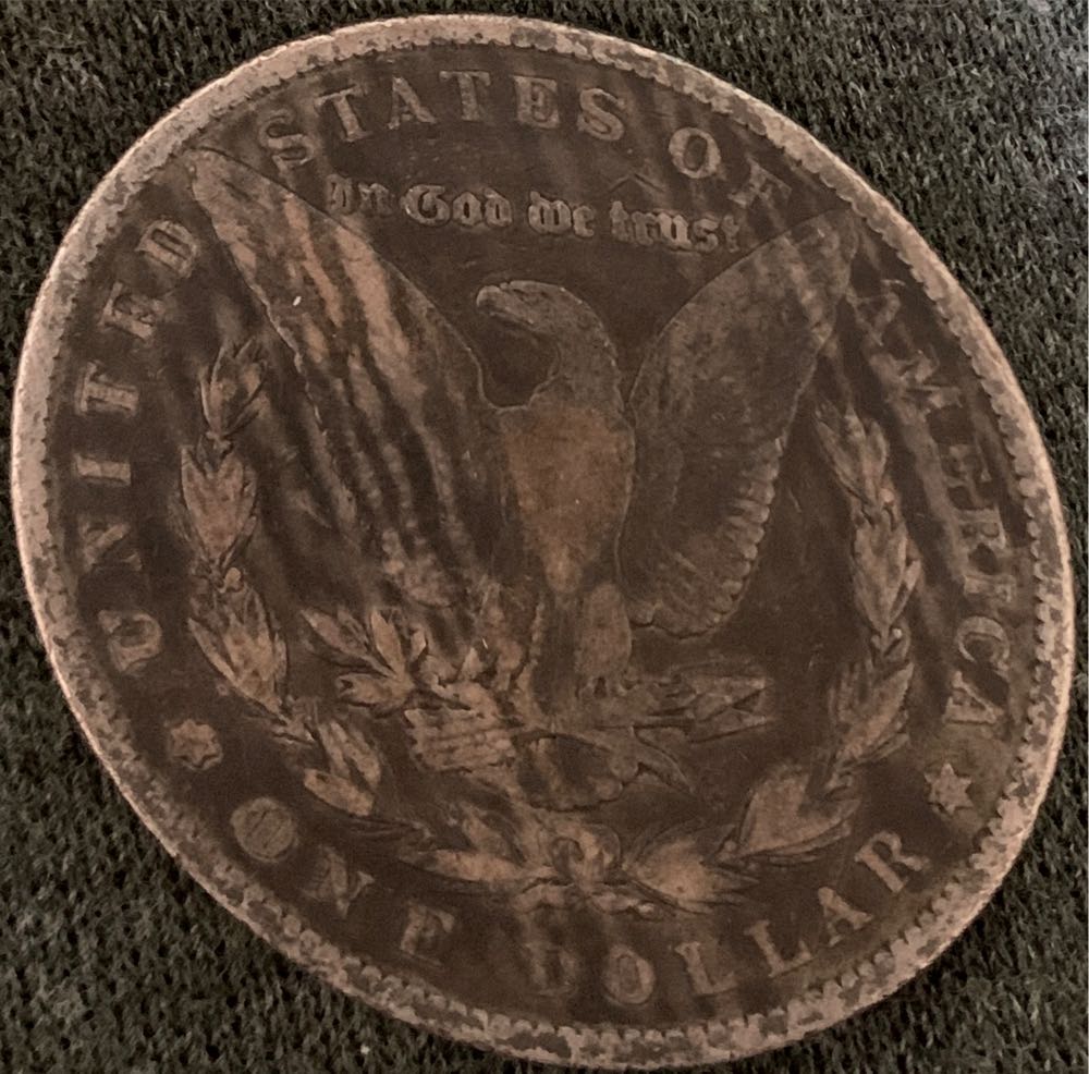 Slab 1883-CC Morgan Silver Dollar  coin collectible - Main Image 2