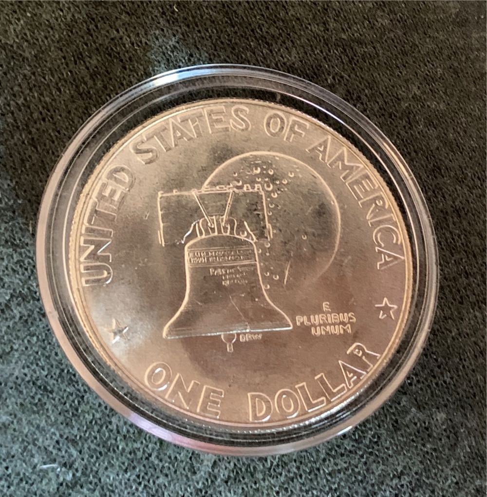 1776-1976 Eisenhower Silver Dollar  coin collectible - Main Image 2