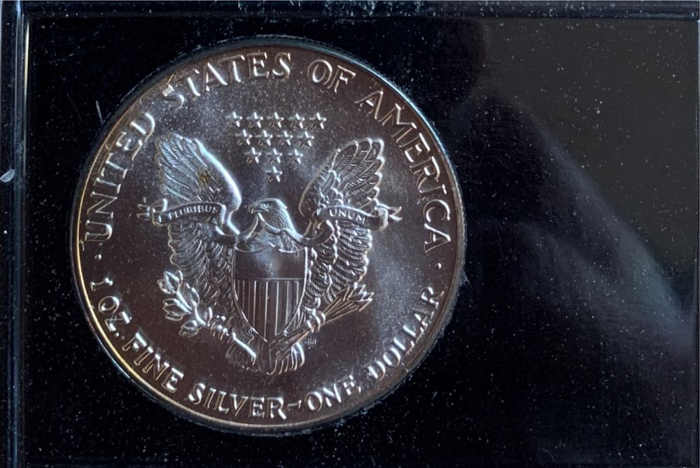 1988 American Silver Eagle Dollar  coin collectible - Main Image 2