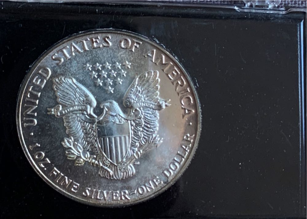 1988 American Silver Eagle Dollar  coin collectible - Main Image 2