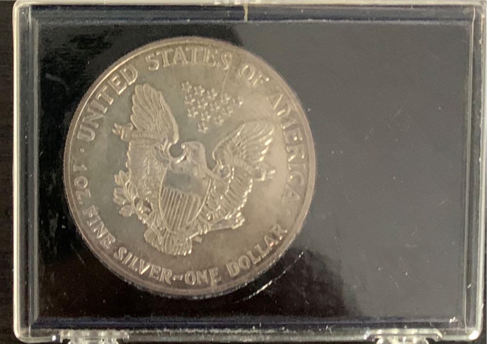 1989 American Silver Eagle  coin collectible - Main Image 2