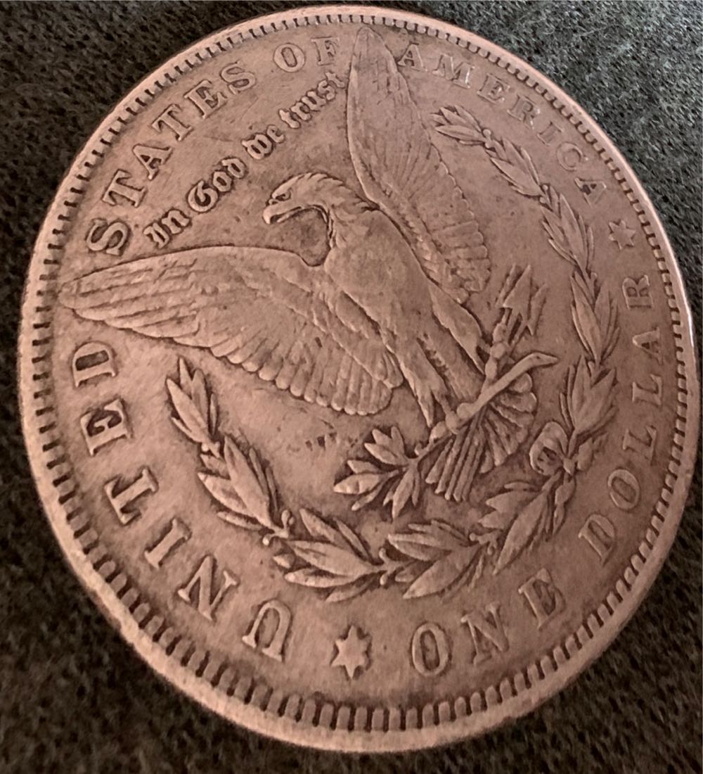 1881 Morgan Silver Dollar  coin collectible - Main Image 2