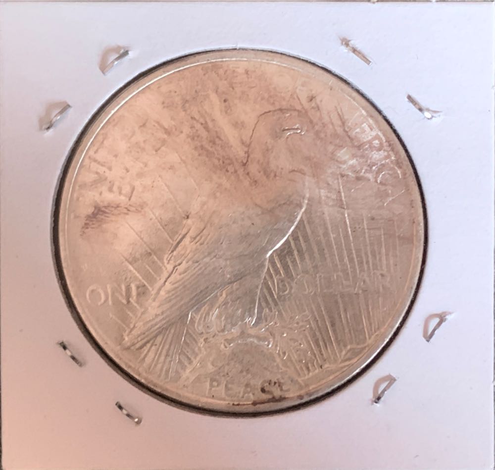 1924 Peace Silver Dollar  coin collectible - Main Image 2