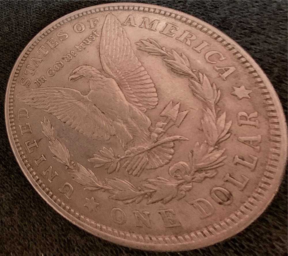 1921 Morgan Silver Dollar  coin collectible - Main Image 2