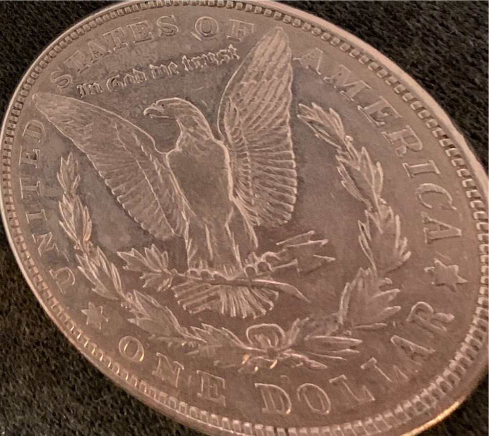 1921 Morgan Silver Dollar  coin collectible - Main Image 2