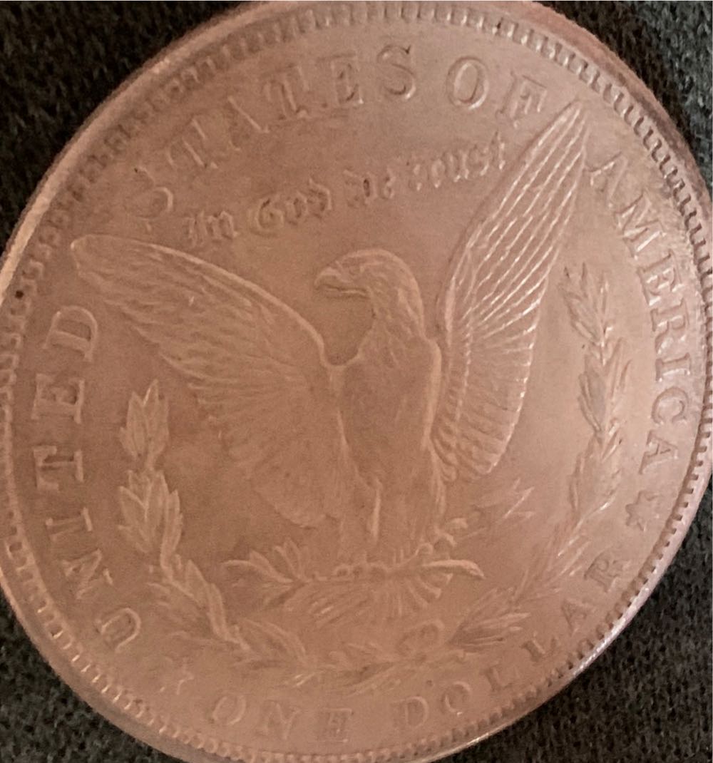 1921 Morgan Silver Dollar  coin collectible - Main Image 2