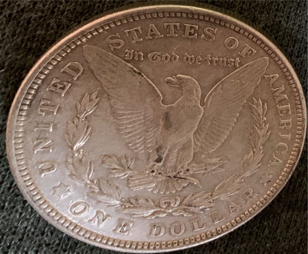 1921 Morgan Silver Dollar  coin collectible - Main Image 2