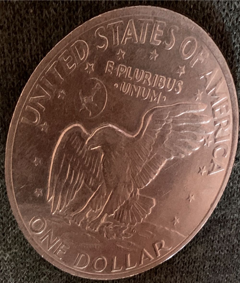 1971 Eisenhower Silver Dollar  coin collectible - Main Image 2