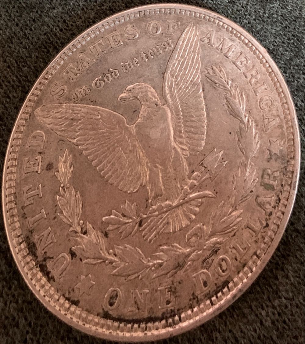 1921 Morgan Silver Dollar  coin collectible - Main Image 2