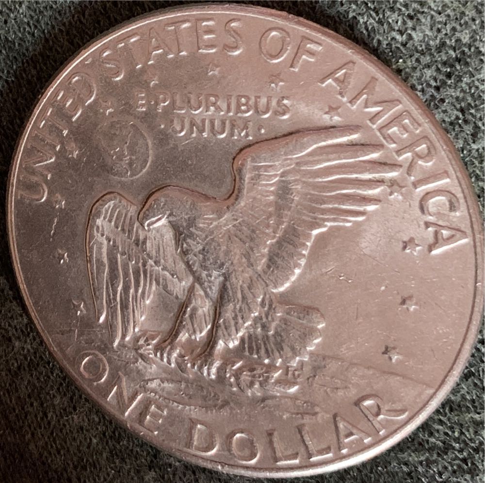 1974 Eisenhower Silver Dollar  coin collectible - Main Image 2